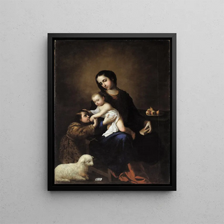 Francisco de Zurbarn - The Virgin And Child With The Infant St John The Baptist.webp