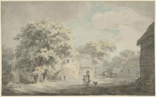 Franciscus Andreas Milatz - Boerenuitspanning te Overveen.webp