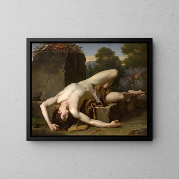 La Mort d'Abel - François-Xavier Fabre — kehystetty taideteos seinällä