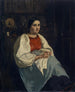 Fille d'Oberhasli - Frank Buchser — näkymä teoksesta