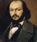 Portrait d'un homme barbu - Frank Buchser — näkymä teoksesta