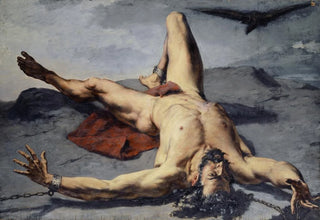 Frank Buchser - Prometheus Forged on a Rock.webp