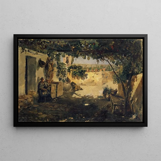 Frank Buchser - Spanish Pergola.webp