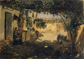 Frank Buchser - Spanish Pergola.webp