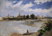 Näkymä Sevillasta Guadalquivir-joen yli - Frank Buchser — näkymä teoksesta