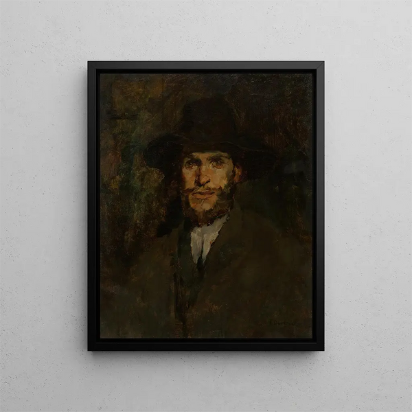 J. Frank Currier 1843-1909 - Frank Duveneck — kehystetty taideteos seinällä