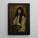 Nuori venetsialaisnainen - Frank Duveneck — kehystetty taideteos seinällä