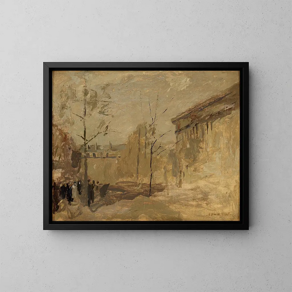 Place de la Madeleine n° II - Frank Edwin Scott — kehystetty taideteos seinällä