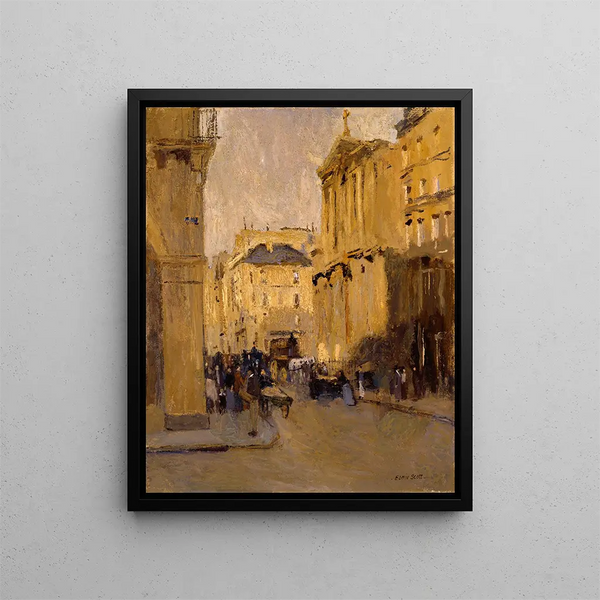 Saint-Roch Rue Saint-Honoré - Frank Edwin Scott — kehystetty taideteos seinällä