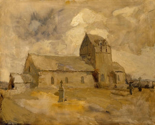 Frank Edwin Scott - Village Church and Cemetery Brittany.webp