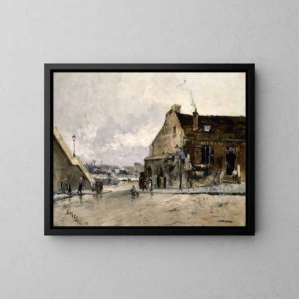 La rue Beethoven à Passy - Frank Myers Boggs — kehystetty taideteos seinällä