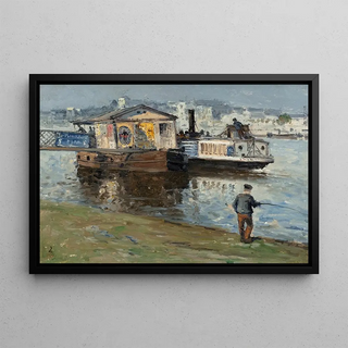Frank Myers Boggs - Lembarcadere sur la Seine.webp