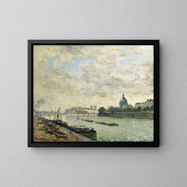 Les quais de la Seine à Paris - Frank Myers Boggs — kehystetty taideteos seinällä