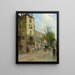 Rue de la Corraterie, Geneva - François-Adolphe Grison — kehystetty taideteos seinällä