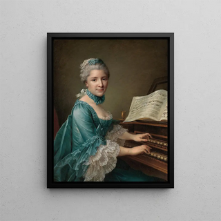 FranoisHubert Drouais - Portrait of a Woman Said to be Madame Charles Simon Favart Marie Justine Benote Duronceray.webp