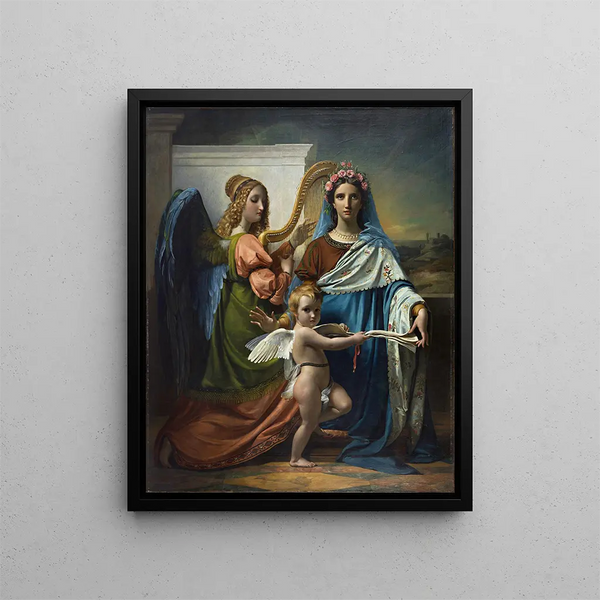 Sainte Cécile de Rome - François-Joseph Navez — kehystetty taideteos seinällä
