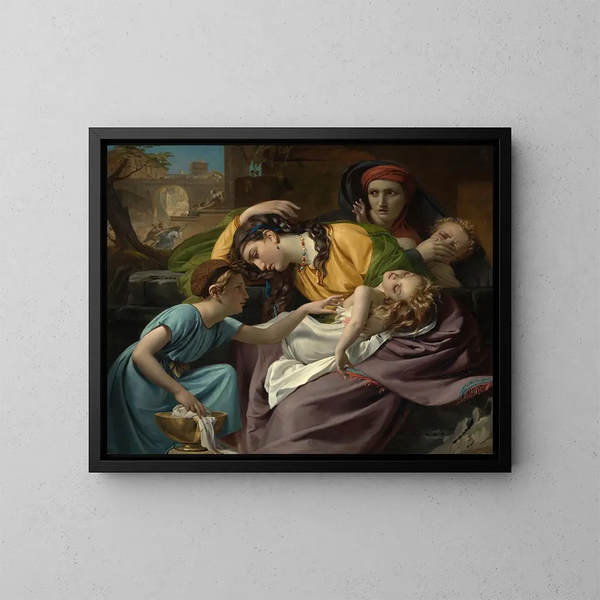 Le Massacre des Innocents - François-Joseph Navez — kehystetty taideteos seinällä