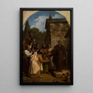 FranoisLouis Dejuinne - Saint Fiacre refusing the crown of Scotland.webp