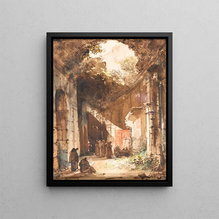 FranoisMarius Granet - Monks in the Colosseum.webp