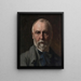 Autoportrait - François Alfred Delobbe — kehystetty taideteos seinällä