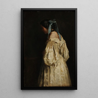 Franois Bonvin - Femme en blanc.webp