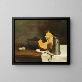 Franois Bonvin - Nature morte  la citrouille.webp