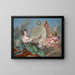 Allégorie de la peinture - François Boucher — kehystetty taideteos seinällä