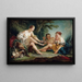 François Boucherin metsästysretkeltä palannut Diane-maalaus — kehystetty taideteos seinällä