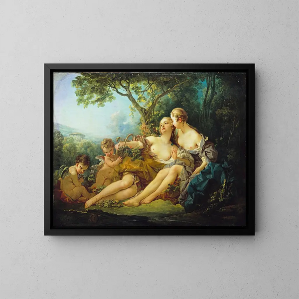 Erigone vaincue - François Boucher — kehystetty taideteos seinällä