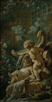 Fontaanimaalauksen kaksi rakkautta, joista toinen on makaa - François Boucher — näkymä teoksesta