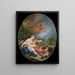 Jupiter ja Callisto - François Boucher — kehystetty taideteos seinällä