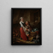 La Belle Cuisinière - François Boucher — kehystetty taideteos seinällä