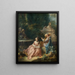 La Leçon de musique - François Boucher — kehystetty taideteos seinällä