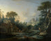 maisemasta vesimyllyn kanssa - François Boucher — näkymä teoksesta