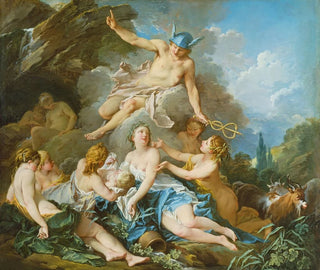 Franois Boucher - Mercury confiding the Infant Bacchus to the Nymphs.webp