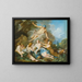 Merkurius luottaa lapsi Bacchukseen nai'peissä - François Boucher — kehystetty taideteos seinällä