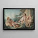 Musikki ja tanssi - François Boucher — kehystetty taideteos seinällä