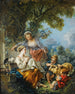 Pastoraalinen kohtaus - François Boucher — näkymä teoksesta