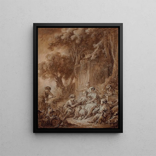 Franois Boucher - Pastorale au flteur.webp