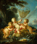 Putti en pêcheur - François Boucher — näkymä teoksesta