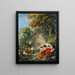 Lire la lettre - François Boucher — kehystetty taideteos seinällä
