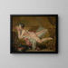 Tyttö levossa - François Boucher — kehystetty taideteos seinällä