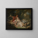 Bergers et bergères - François Boucher — kehystetty taideteos seinällä