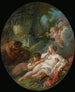Bacchantes unelmoimassa satyyrejä yllättämässä - François Boucher — näkymä teoksesta
