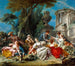 Les Attrapeurs d'oiseaux - François Boucher — näkymä teoksesta