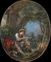 Lähetys sanansaattajasta - François Boucher — näkymä teoksesta