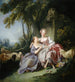 Rakkauskirje - François Boucher — näkymä teoksesta