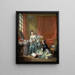 La modiste - François Boucher — kehystetty taideteos seinällä