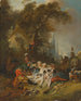 Le repos à la chasse - François Boucher — näkymä teoksesta