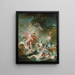Auringonlasku - François Boucher — kehystetty taideteos seinällä